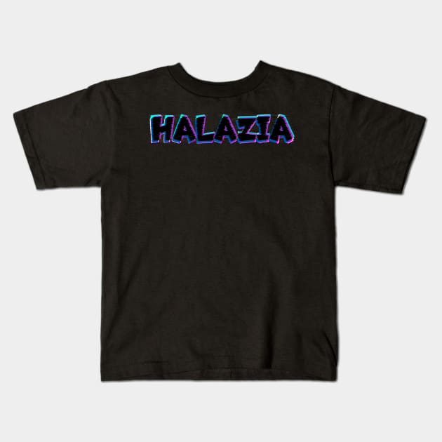 ATEEZ Halazia Sticker Kids T-Shirt by TheHermitCrab